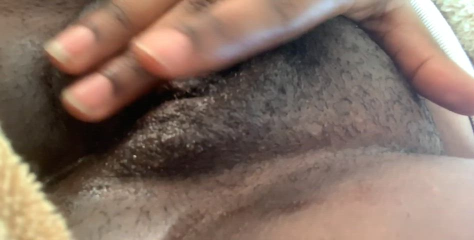 Clit Clit Rubbing Ebony Pink Pussy Thick Wet Pussy Porn GIF by yogatopless