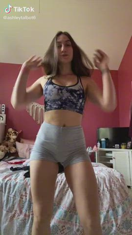 Ass Dancing Shaking Shorts Tease TikTok Twerking clip
