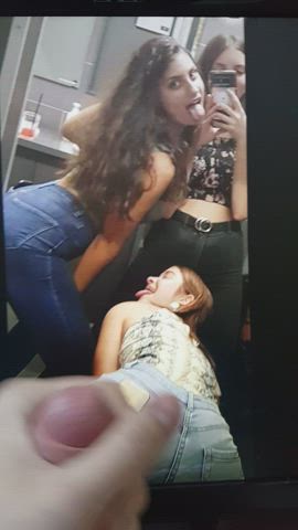 bathroom bending over cum cumshot foursome jeans teens tongue fetish tribute clip