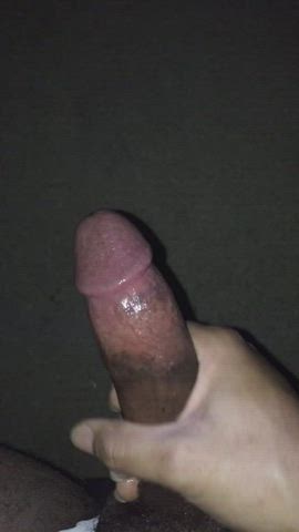 My cock is lubed up and ready to fuck something