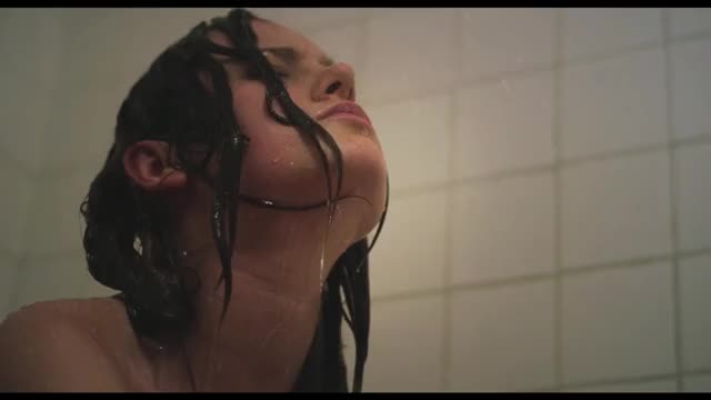 Brie Larson - Short Term 12 (2013) - misc scenes, pt 1 - showering (no nudity), jeans