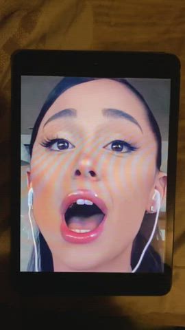 Ariana Grande Cum Tribute clip