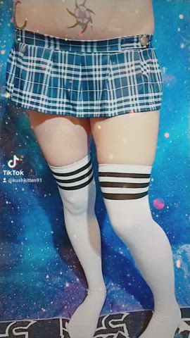 Cosplay Schoolgirl Stockings Thick TikTok Twerking clip