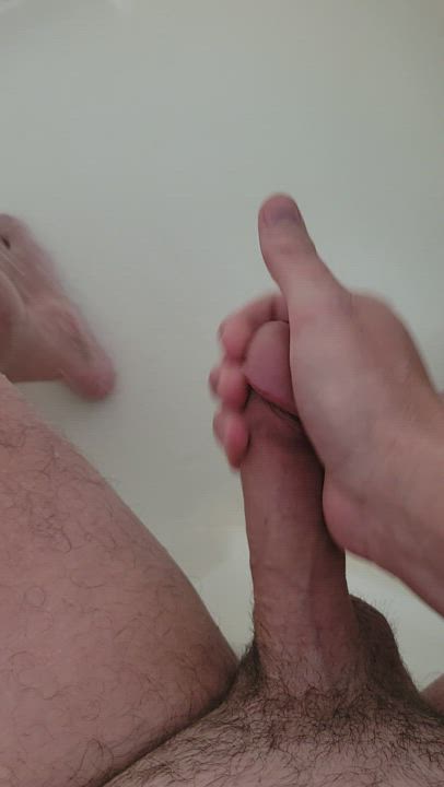 Cock Cum Masturbating Shower clip