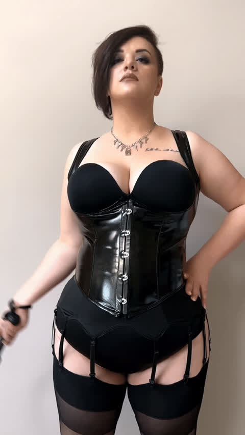 bdsm dominatrix whipping clip