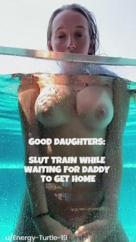 [F/D] Good Daughters Slut Train for Daddy