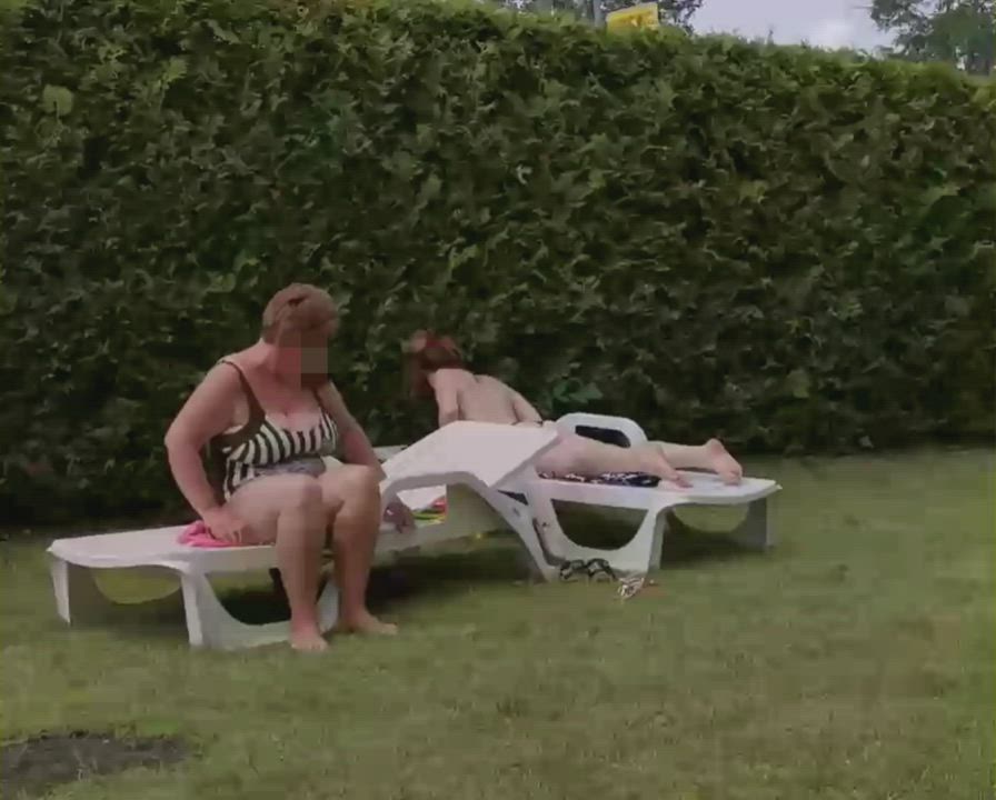 Big Tits MILF Outdoor Teen clip