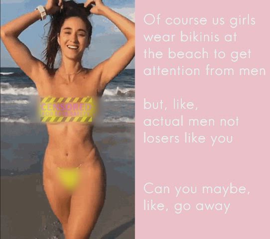 beach beta betaslave bikini brat censored femdom the beta safe club clip