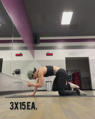 brunette gym petite clip