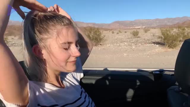 [Pornhub] Eva Elfie - Public Teen Sex In The Convertible Car On A Way To Las Vegas