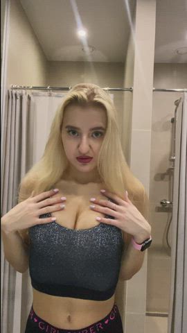 will you play with my boobs and gets horny