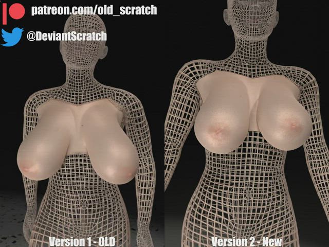 Breast Physics Simulation System WIP Update (Old Scratch) [None]