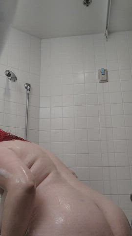 ass milf natural tits shower tits clip