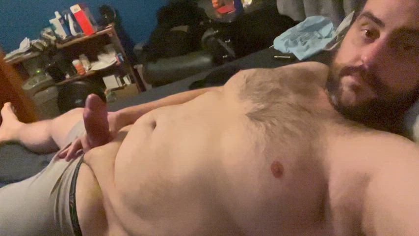 chubby male masturbation thick cock clip