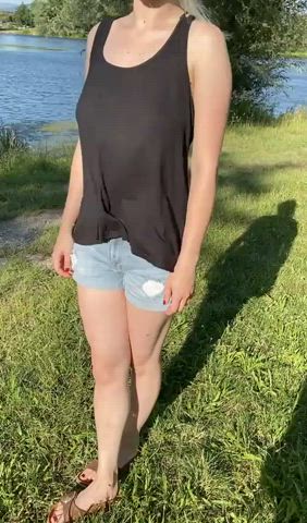 At the lake