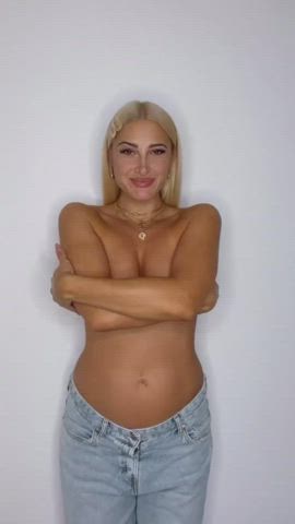 celebrity greek pregnant topless clip