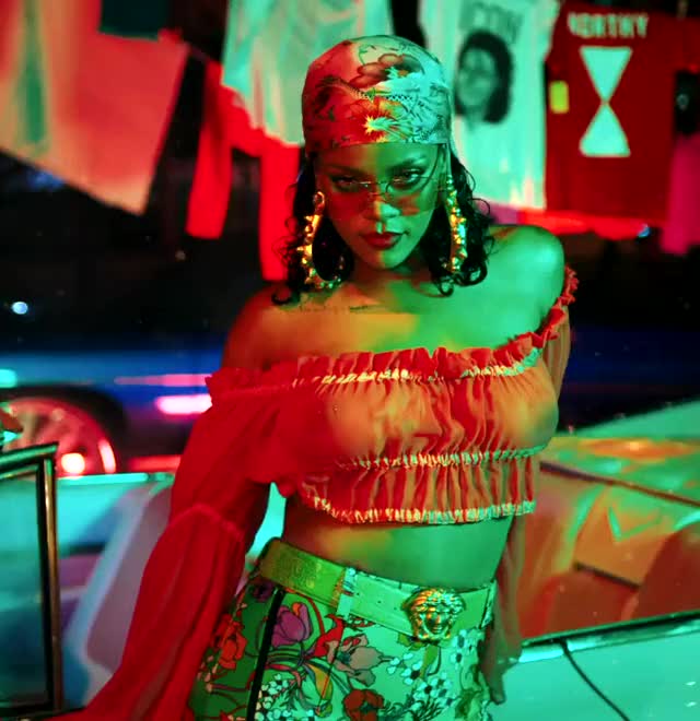 Rihanna in "Wild Thoughts" music video
