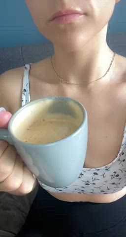 I like my coffee froth thick and warm... Like the cum you're going to fill me with