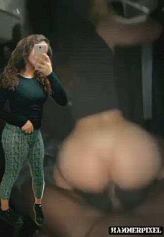 ass bbc babecock big ass brunette cousin latina riding split screen porn clip