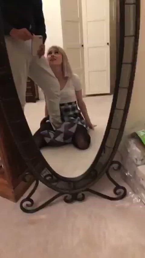 blonde cute grinding humping submissive clip