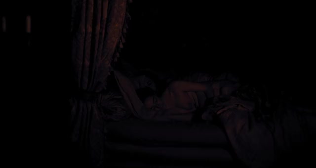 Emma Stone topless in The Favourite (1080p, brightened)