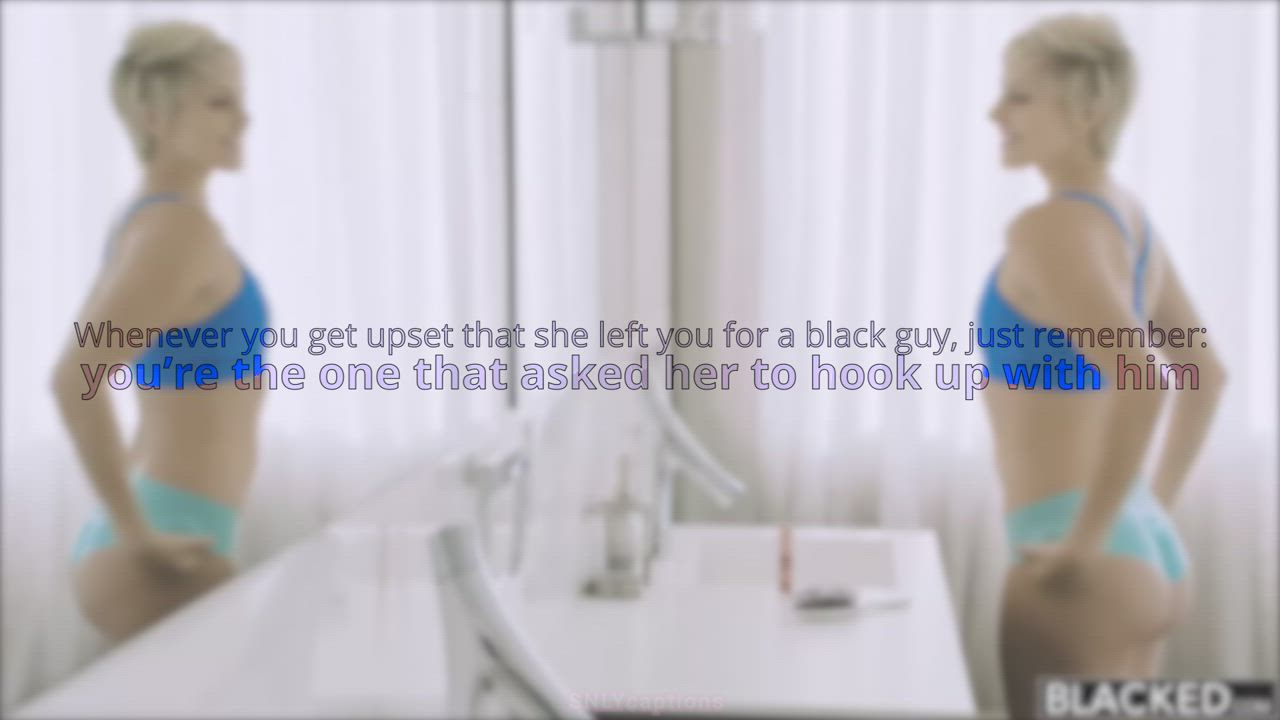 Caption Cheating Cuckold Ex-Girlfriend Hotwife Interracial Sharing clip
