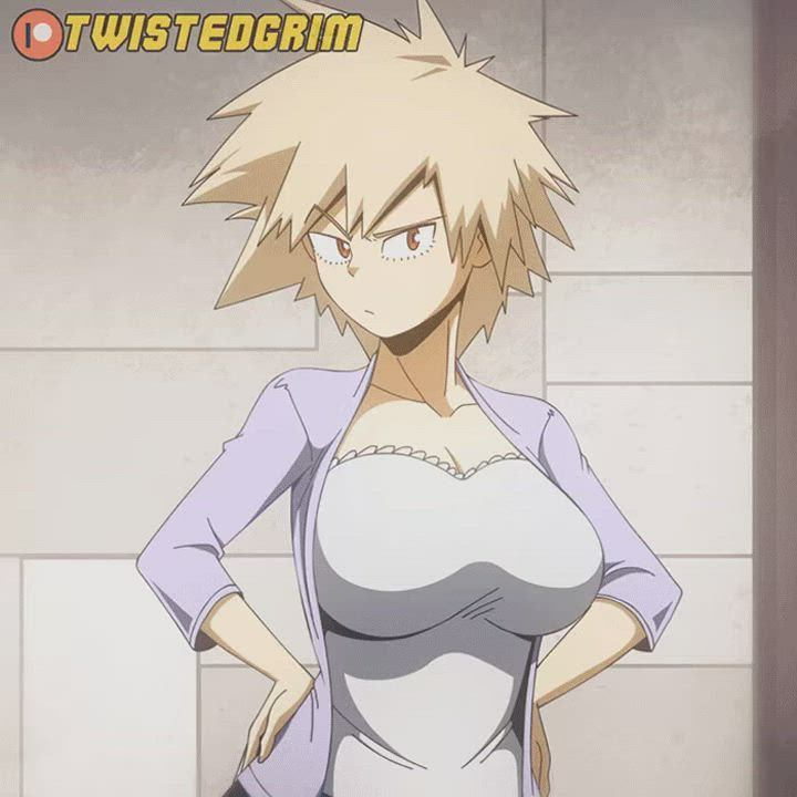 Bakugou's mom drops her titties