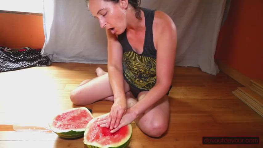 You horny and watermelon too hot