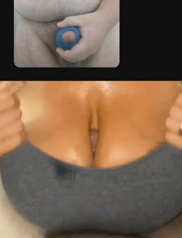 cuming with my Fleshlight to a hot blonde tittyfuck