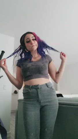 alt camgirl canadian emo manyvids onlyfans pawg tiktok clip