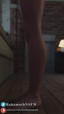3D Body Nude Art clip