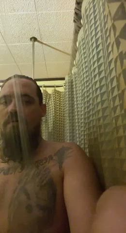 Daddy Shower Tease Wet clip