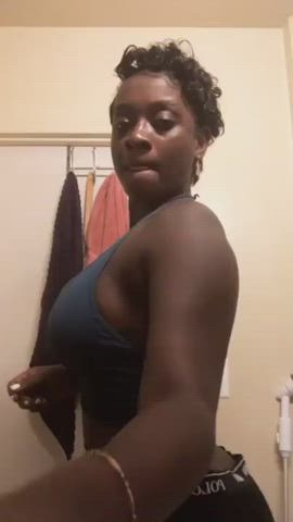 Ebony Bubble Butt Thick clip