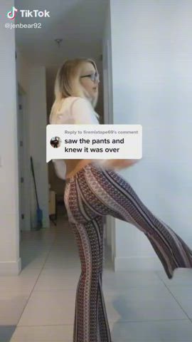 Ass Pants TikTok Yoga Pants clip