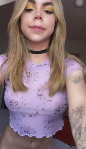 Blonde Tattoo Trans clip