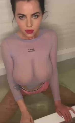 Bathtub Big Tits Celebrity Huge Tits See Through Clothing Wet clip