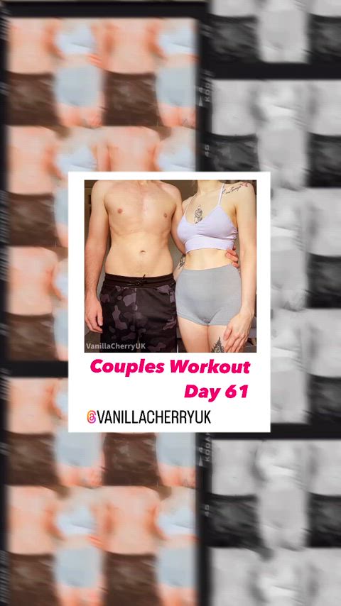 Couples Workout Day 61! This month we’re switching up our workout routine. We’re