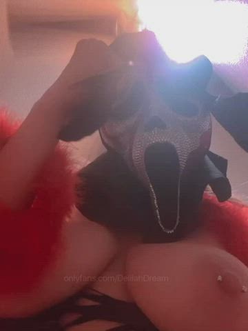 bdsm boobs goth halloween lingerie nipple piercing party piercing underboob clip