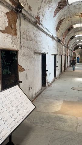 Fun at the Eastern State Penitentiary museum 