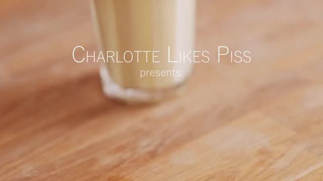 Mango-Piss-Lassi - delicious! (Full video on modelhub: charlotte-likes-piss)