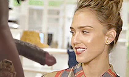 Jessica Alba BBC Handjob