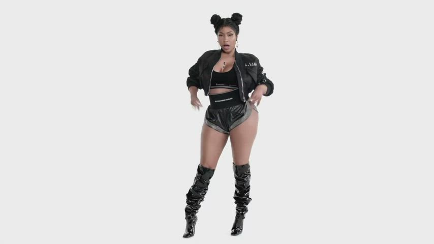 Big Tits Body Clothed Curvy Nicki Minaj Teasing Thick Top clip