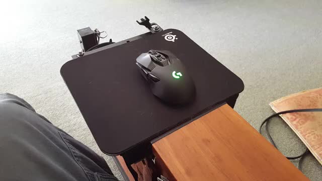 Custom Gaming Chair with quick change HOTAS mounts