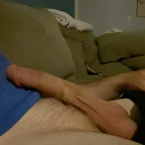 Amateur Balls Big Dick Close Up Cock Homemade Jerk Off Masturbating Solo clip
