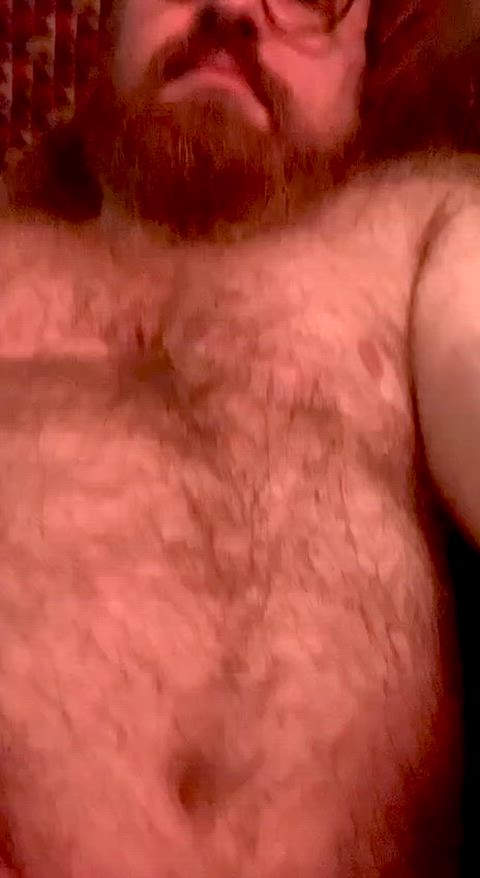 bear beard daddy ftm glasses hairy hairy chest trans trans man transgender clip