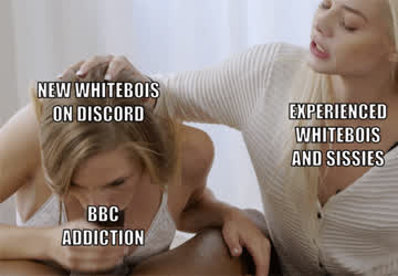 BBC Sissy White Girl clip