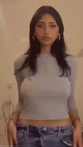 Boobs Dancing TikTok clip