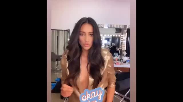 Shay Mitchell IG Braless Dancing 2