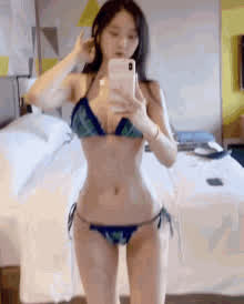 asian bikini dancing selfie wifey clip