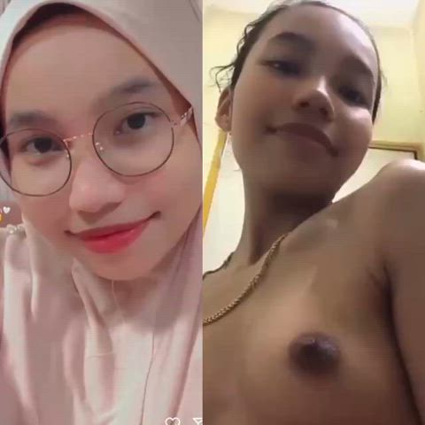 amateur cute hijab malaysian muslim sex solo teen tits clip